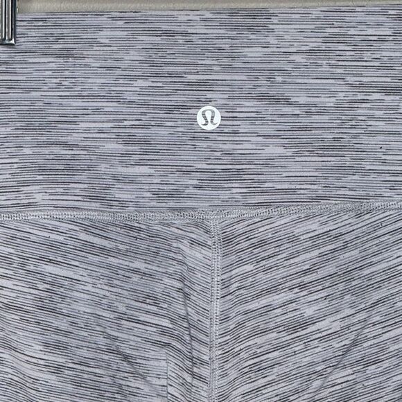 Lululemon Wunder Under Pant We Are From Space Ice Grey Alpine White Size 10 - Picture 4 of 6